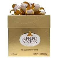 Ferrero Rocher Fine Hazelnut Chocolates Candy Gift Box