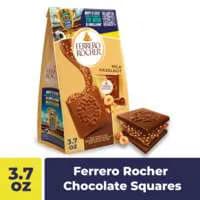Ferrero Rocher Milk Chocolate Hazelnut Squares Candy