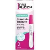First Response Pregnancy Test Rapid Results in 1 Minute