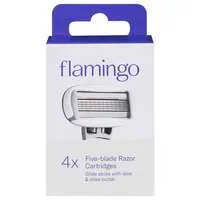Flamingo Five-Blade Razor Cartridges