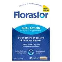 Florastor Daily Probiotic Supplement Vegetable Capsules
