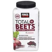 Force Factor Total Beets Acai Berry Healthy Energy + Antioxidants Chews
