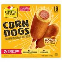 Foster Farms Honey Crunchy Corn Dogs - 16 ct