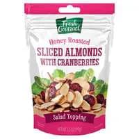 Fresh Gourmet Honey Roasted Sliced Almonds w/Cranberries Salad Topping