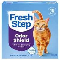 Fresh Step Odor Shield Clumping Febreze Freshness Multi-Cat Litter