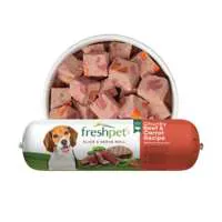 Freshpet Chunky Beef Recipe Slice/Serve Adult Dog Food Refrigerated
