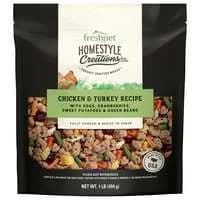 Freshpet Homestyle Creations Chicken & Turkey Recipe Dog Food Refrigerated