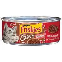 Friskies Extra Gravy Chunky with Beef in Gravy Adult Wet Cat Food