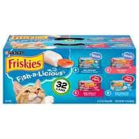 Friskies Fish-A-Licious Variety Pack Adult Wet Cat Food - 32 ct