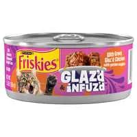 Friskies Glaz'd & Infuz'd Chicken with Garden Veggies Wet Cat Food