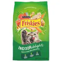 Friskies Indoor Delights Chicken Salmon Cheese & Greens Adult Dry Cat Food