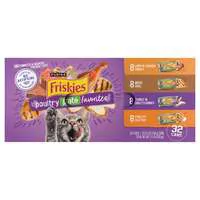 Friskies Poultry Pate Favorites Variety Pack Adult Wet Cat Food - 32 ct