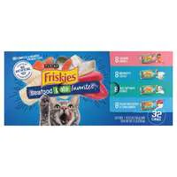 Friskies Seafood Pate Favorites Variety Adult Wet Cat Food - 32 ct