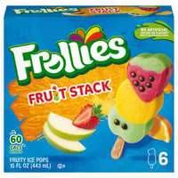 Frollies Fruit Stack Fruity Ice Pops - 6 ct Frozen