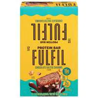 FULFIL Gluten Free Choc Salted Caramel 15g Vitamin & Protein Bars - 12 ct