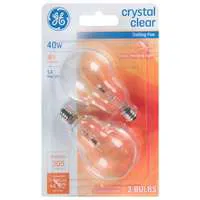 GE Ceiling Fan Light Bulbs Crystal Clear 40W