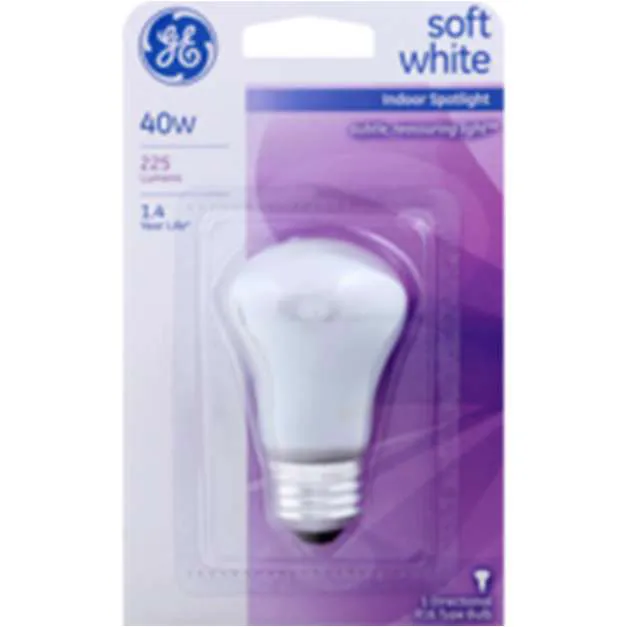 GE Indoor Spotlight Bulb Soft White 40w