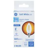 GE LED Decorative Bulbs Soft White Dimmable 60w Replacement Classic Shape