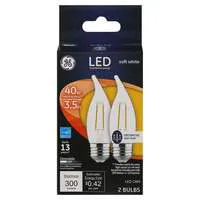 GE LED Decorative Clear Soft White Dimmable 40W