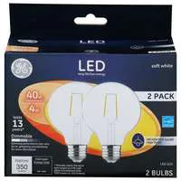GE LED Decorative Globe Light Bulbs Soft White Dimmable 40w Replacement