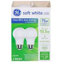 GE LED Light Bulb 75W Soft White