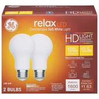 GE Relax LED HD Light Bulb Soft White Dimmable 100w Replacement