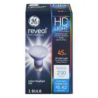 GE Reveal HD+ Indoor Floodlight Bulb 45 Watt