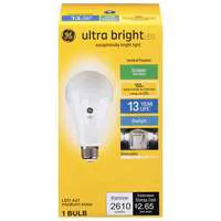 GE Ultra Bright LED Bulb 150W Daylight A21