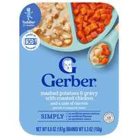 Gerber Mealtime Toddler Mashed Potatoes & Gravy with Roasted Chicken