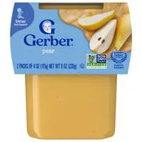Gerber Natural 2nd Baby Food Pear - 2 ct