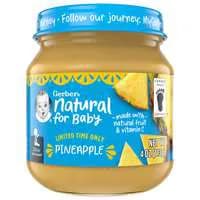 Gerber Natural 2nd Baby Food Pineapple Puree