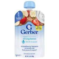 Gerber Snacks Toddler Strawberry Banana Fruit & Yogurt
