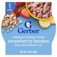 Gerber Toddler Strawberry Banana Oatmeal & Barley Cereal