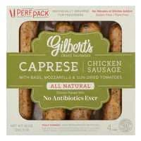 Gilbert's All Natural Caprese Chicken Sausage - 4 ct