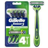 Gillette Sensor3 Razors Triple Blade Sensitive Disposable