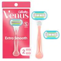 Gillette Venus 5 Deluxe Razor & 2 Cartridges - 5 Blade