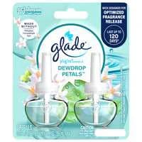 Glade plugIns Dew Drop Petals Scented Oil Refills - 2 ct