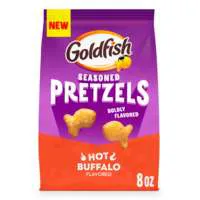 Goldfish Hot BuƯalo Flavored Seasoned Pretzel Baked Snack Crackers