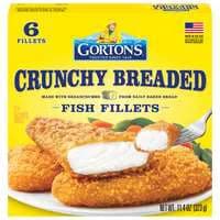 Gorton's Crunchy Breaded Fish Fillets - 6 ct Frozen