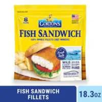 Gorton's Sandwich Breaded Fish Fillets - 8 ct Frozen
