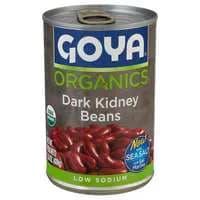 Goya Organics Low Sodium Dark Kidney Beans