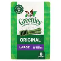 GREENIES Original Large Adult Dental Dog Treats - 8 ct
