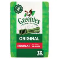 GREENIES Original Regular Adult Dental Dog Treats - 12 ct