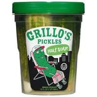 Grillo's Pickles Half Sour Whole Pickles Fresh
