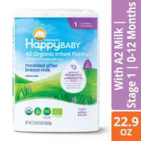 Happy Baby Organic Stage 1 A2 Powder Infant Formula with Iron