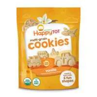 Happy Tot Organic Vanilla Multi-Grain Cookies Toddler Snack