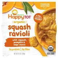 Happy Tot Organics Squash Ravioli with Squash Pumpkin & Sage Sauce