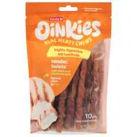 Hartz Oinkies Tender Twists Dog Chew Treats - 10 ct