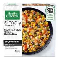 Healthy Choice Simply Steamers Southwest Chicken Burrito Bowl Frozen Meal