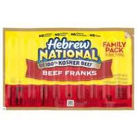 Hebrew National 100% Kosher Beef Franks Family Pack - 20 ct